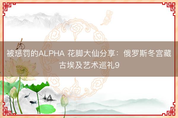 被惩罚的ALPHA 花脚大仙分享：俄罗斯冬宫藏古埃及艺术巡礼9