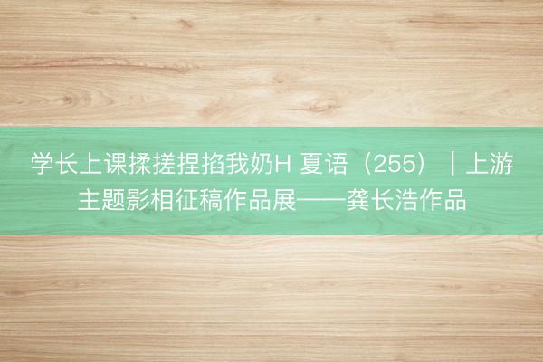 学长上课揉搓捏掐我奶H 夏语(255)|上游主题影相征稿作品展——龚长浩作品
